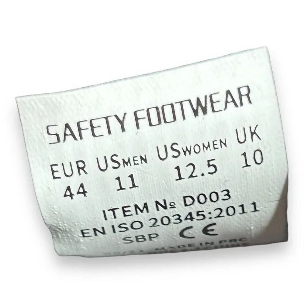 Men's Work Safety Shoes Anti-Smash and‎ Anti-Puncture Safety Size 11